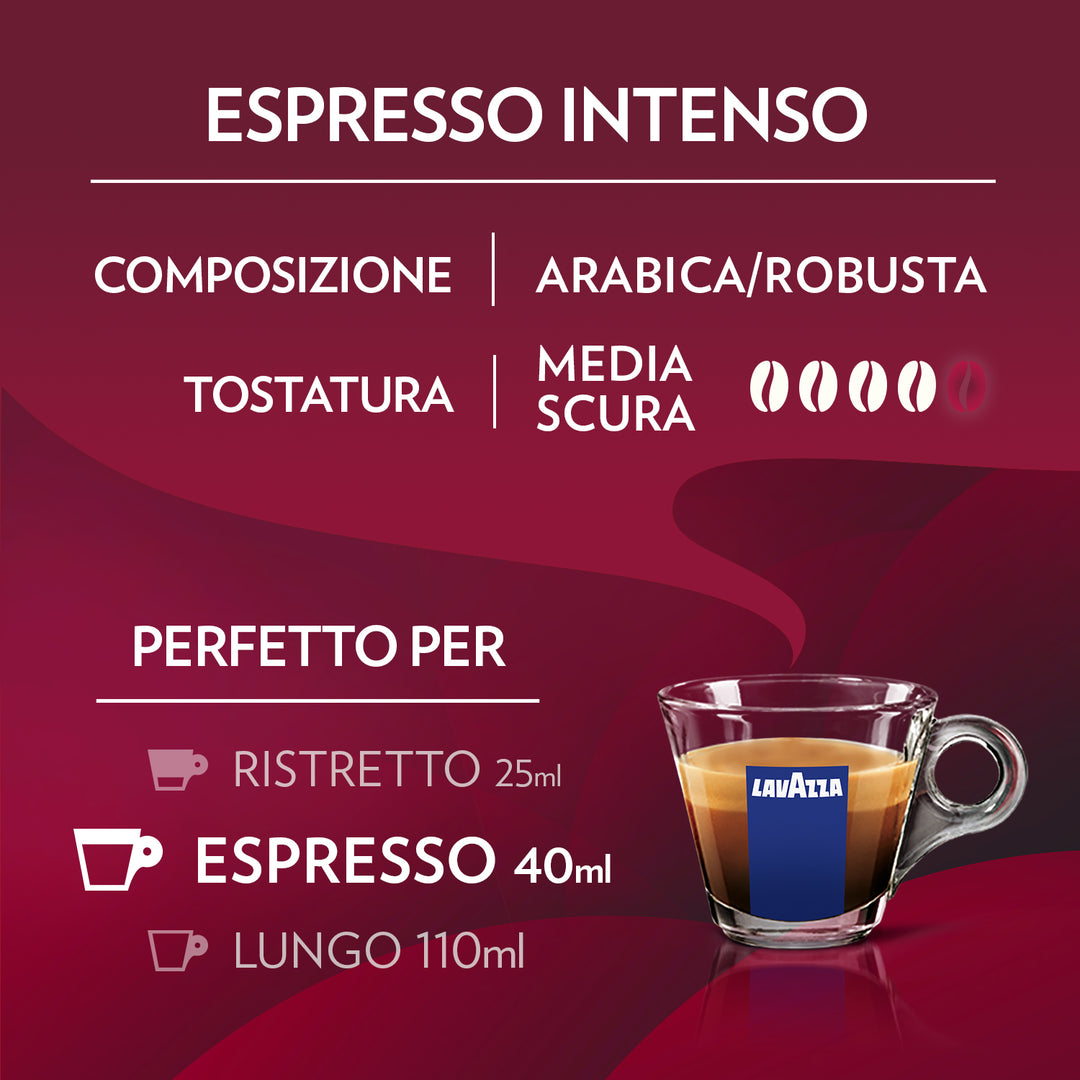 36 Capsule Lavazza A Modo Mio Espresso Intenso