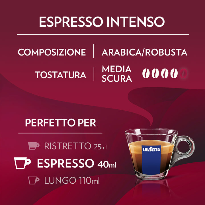 36 Capsule Lavazza A Modo Mio Espresso Intenso