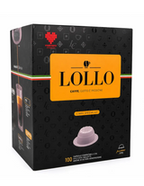 100 Capsule Lollo Caffè Passione Easy Decaffeinato Compatibili Bialetti