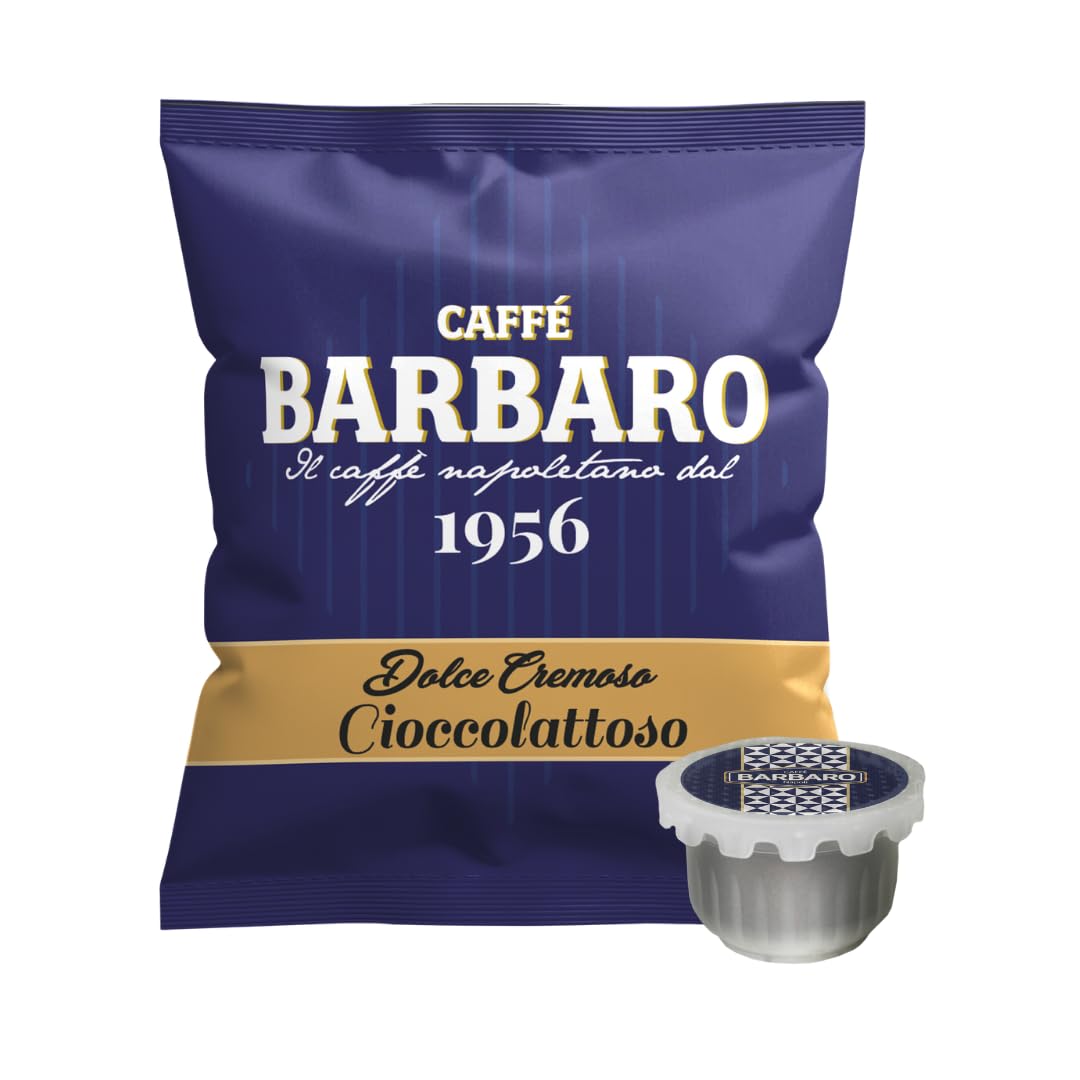 100 Capsule Caffè Barbaro per macchine da caffè a marchio Domo Cuore Espresso - Cremoso