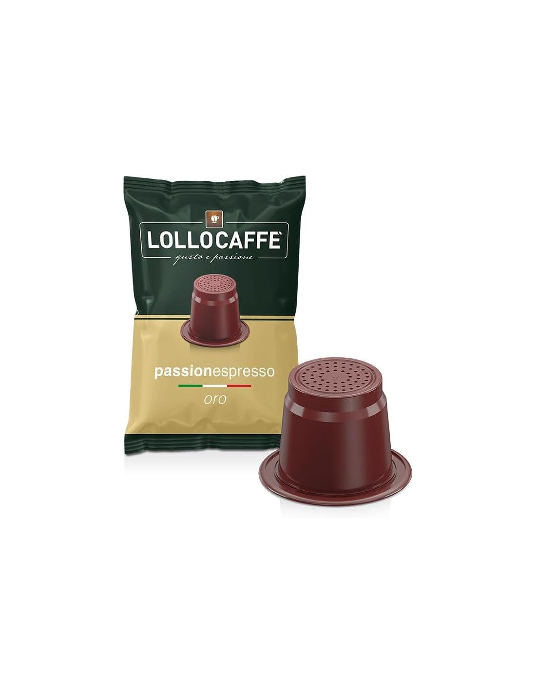 100 Capsule Caffè Lollo Oro Compatibili Nespresso