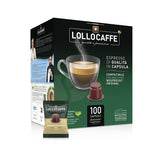 100 Capsule Caffè Lollo Oro Compatibili Nespresso