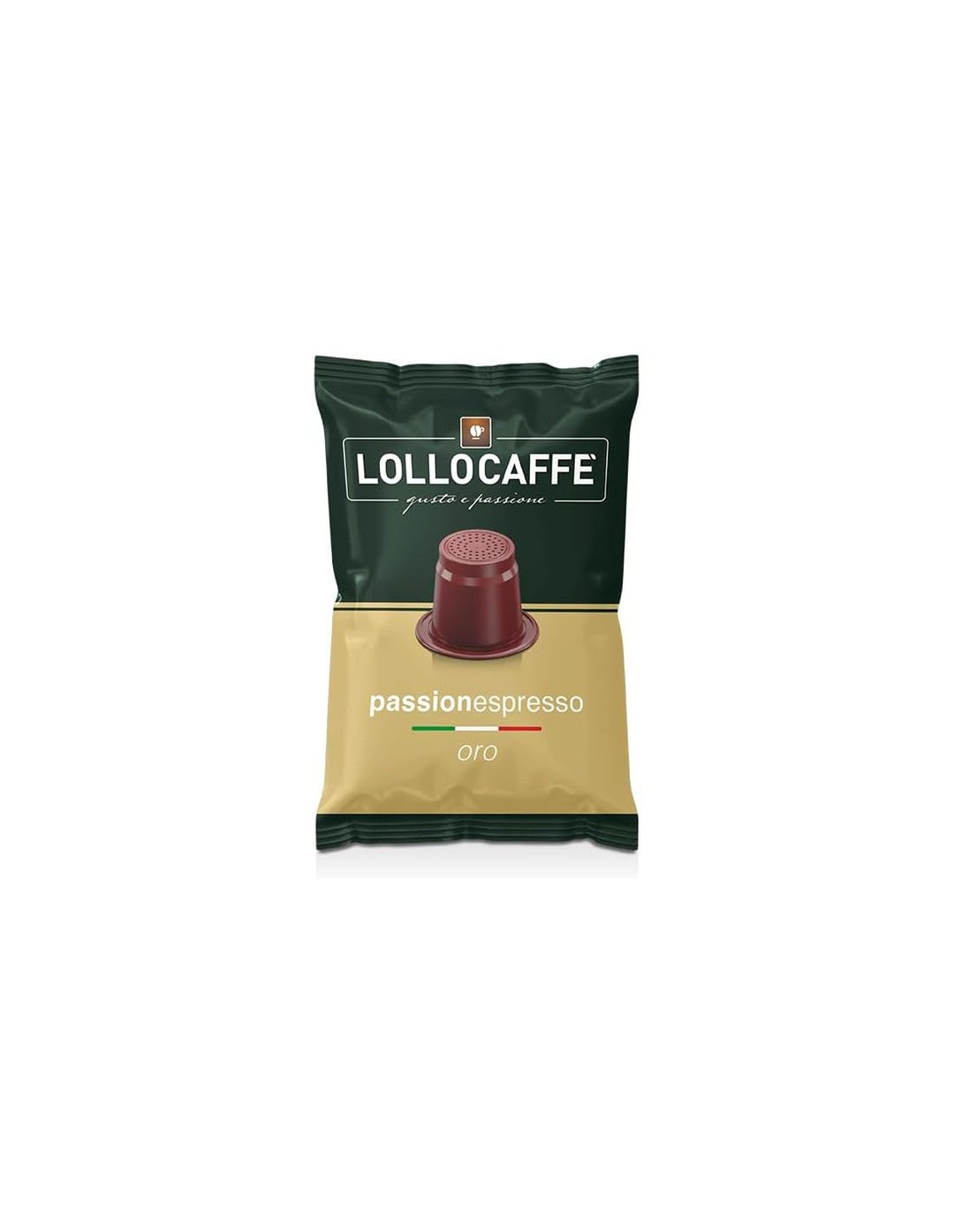 100 Capsule Caffè Lollo Oro Compatibili Nespresso