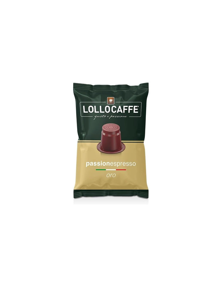 100 Capsule Caffè Lollo Oro Compatibili Nespresso
