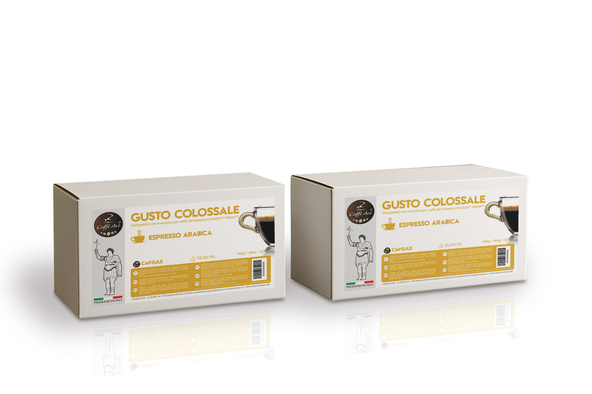 50 Capsule Caffè Arè Compatibili Lavazza Firma – Miscela Arabica di Qualità