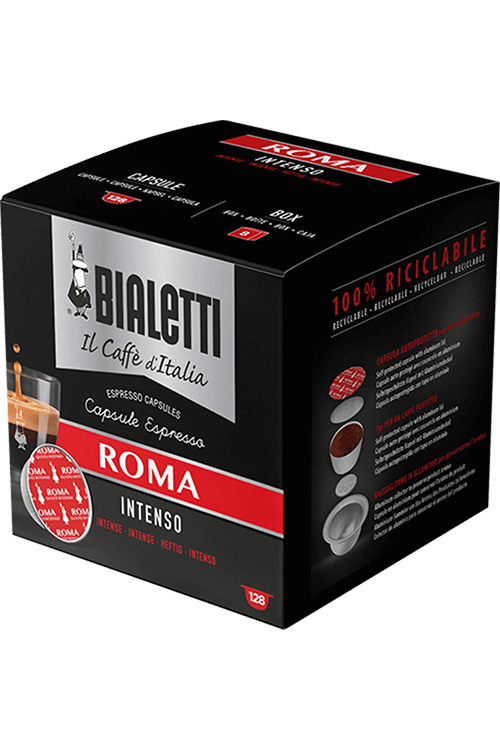 128 Bialetti Capsule Caffè d'Italia Roma - confezione risparmio