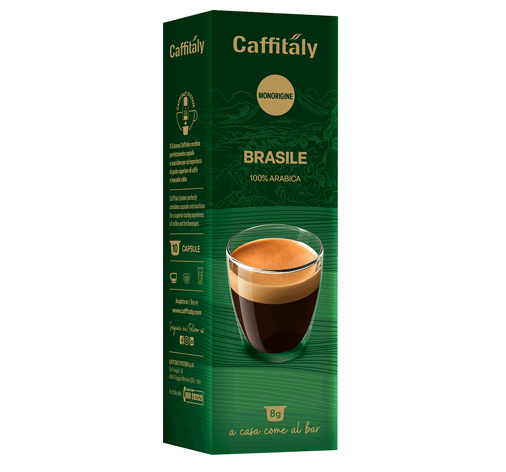 10 Capsule Caffè Caffitaly System - Brasile 100% Arabica