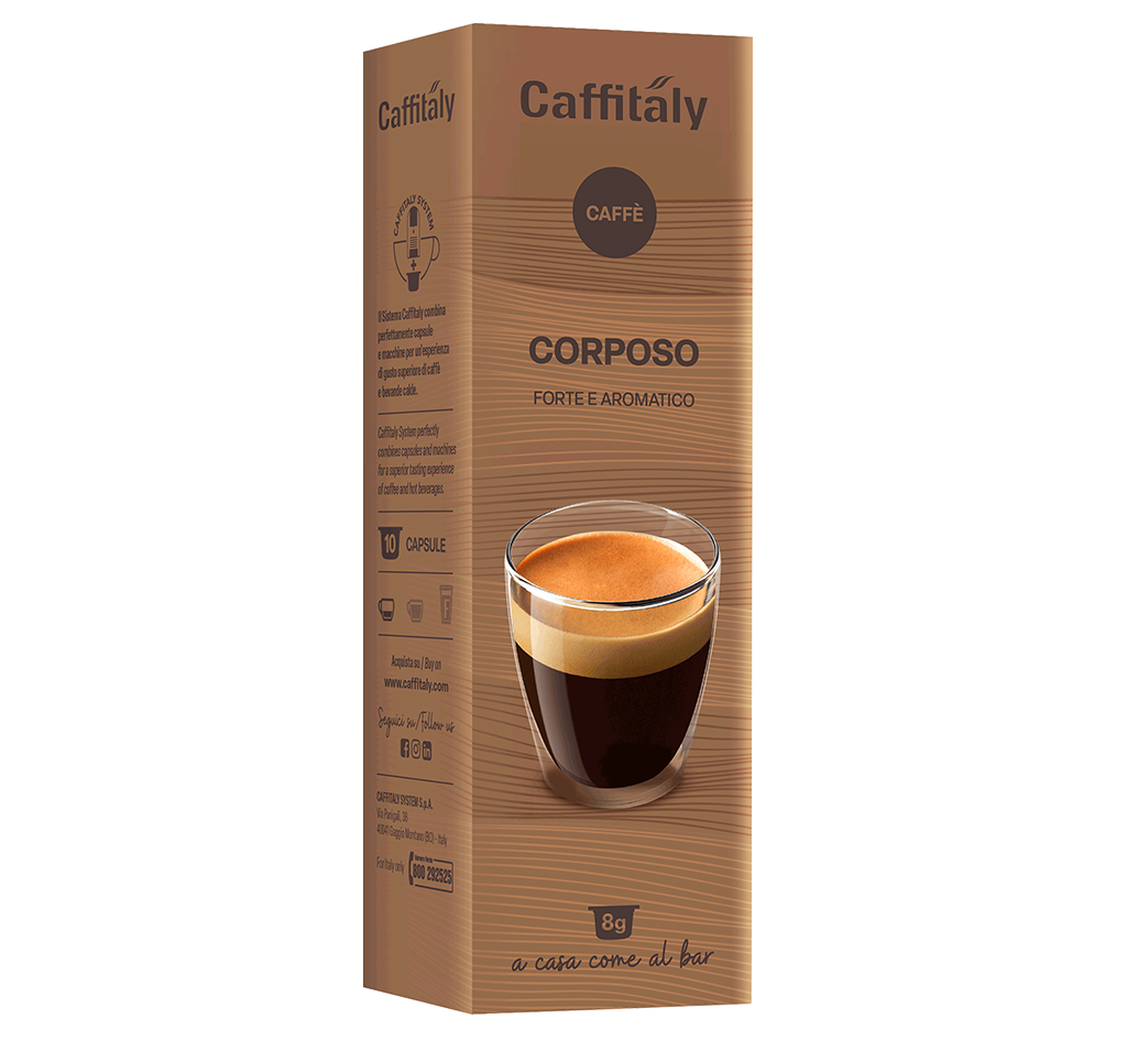 10 Capsule Caffè Caffitaly System - Corposo Forte e Aromatico