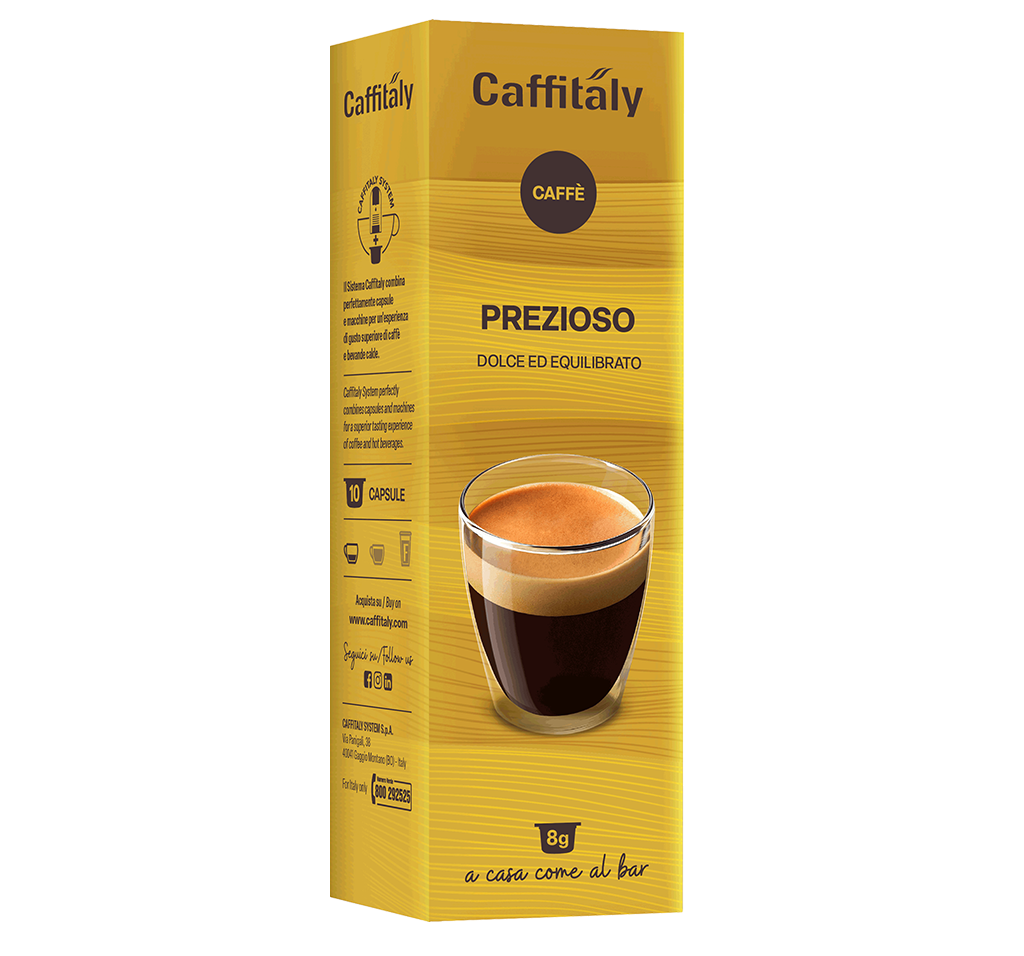 10 Capsule caffè Caffitaly - Prezioso 100% Arabica