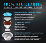 Bialetti Caffè d'Italia Napoli - 72 Capsule Originali Bialetti