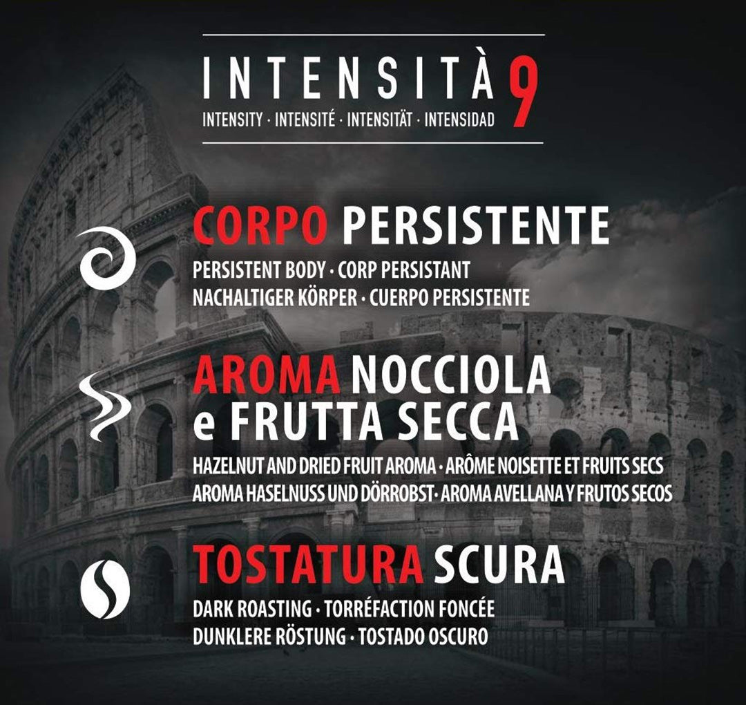 16 Capsule Bialetti Caffè d'Italia Roma – Espresso Robusto e Aromatico