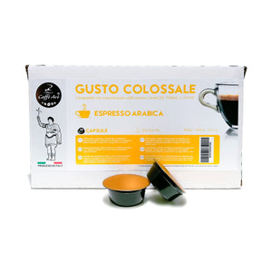 50 Capsule Caffè Arè Compatibili Lavazza Firma – Miscela Arabica di Qualità