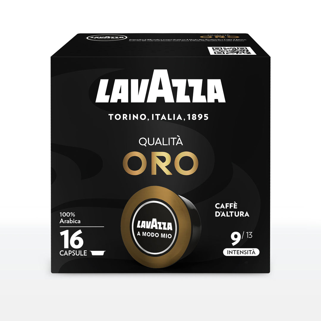 16 Capsule Lavazza A Modo Mio - Qualità Oro caffè D'altura