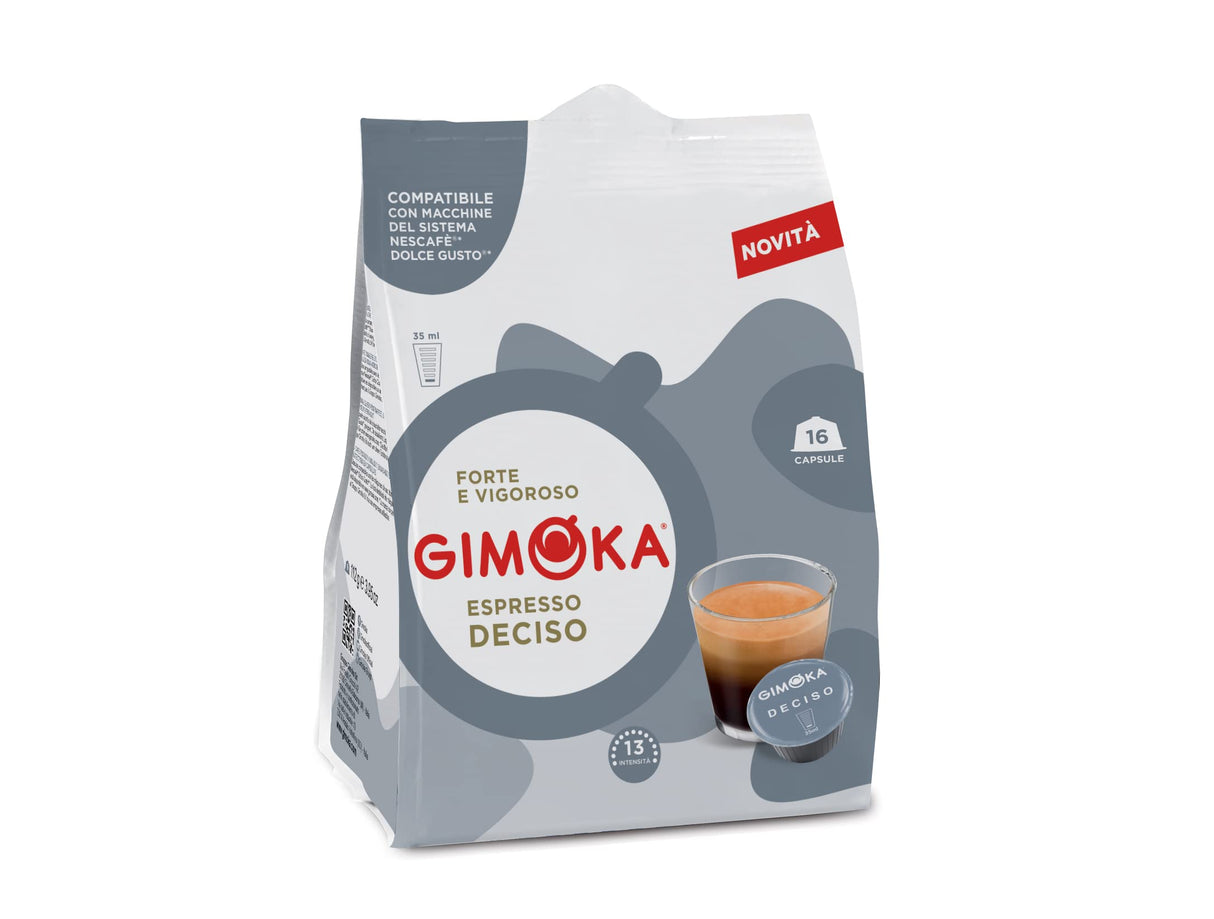 16 Gimoka Capsule Compatibili Nescafé Dolce Gusto – Miscela Deciso
