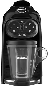 Lavazza A Modo Deséa - Macchina da caffè per Capsule Lavazza A Modo Mio + kit con 72 Capsule