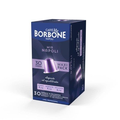 Borbone Miscela Mia Napoli – 30 Capsule in Alluminio compatibili Nespresso