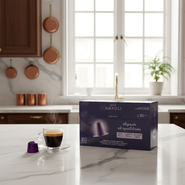 Borbone Miscela Mia Napoli – 30 Capsule in Alluminio compatibili Nespresso