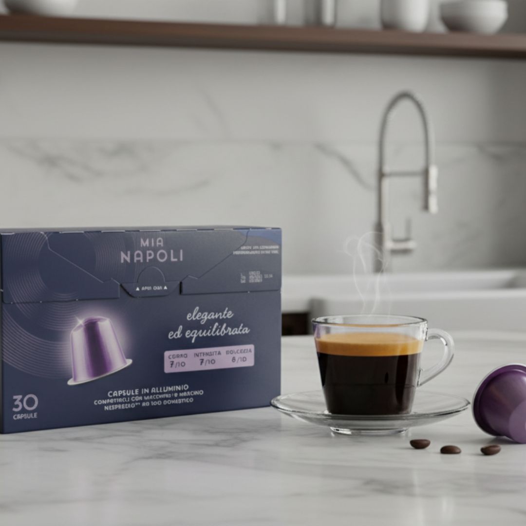 Borbone Miscela Mia Napoli – 30 Capsule in Alluminio compatibili Nespresso
