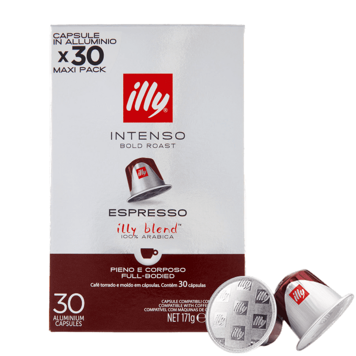 Illy Capsule Compatibili Nespresso Intenso - 30 Pezzi