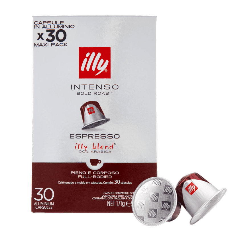 30 Capsule Illy per macchine Nespresso - Intenso