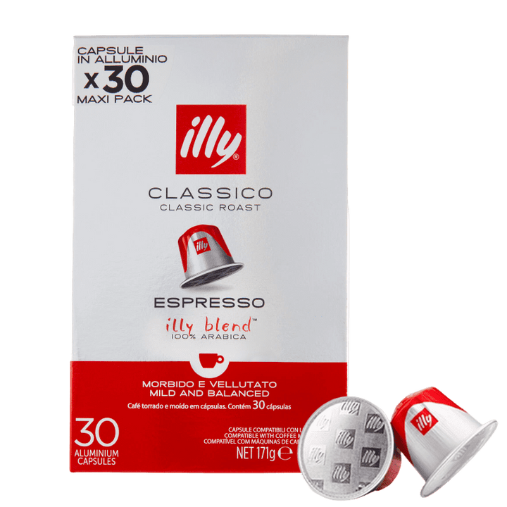 Illy Capsule Compatibili Nespresso Classico - 30 Pezzi