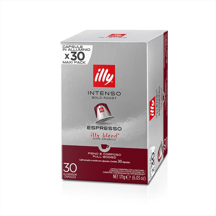 Illy Capsule Compatibili Nespresso Intenso - 30 Pezzi