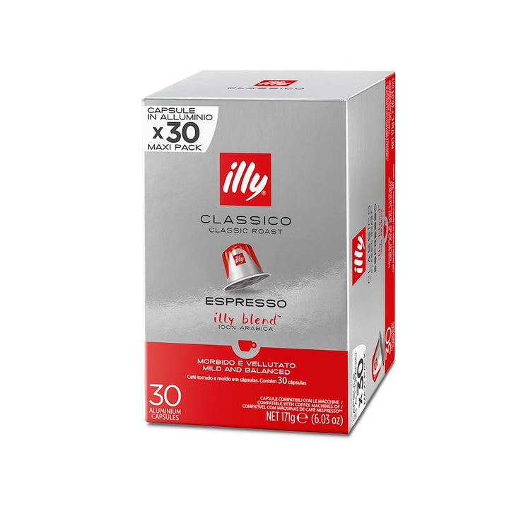 Illy Capsule Compatibili Nespresso Classico - 30 Pezzi