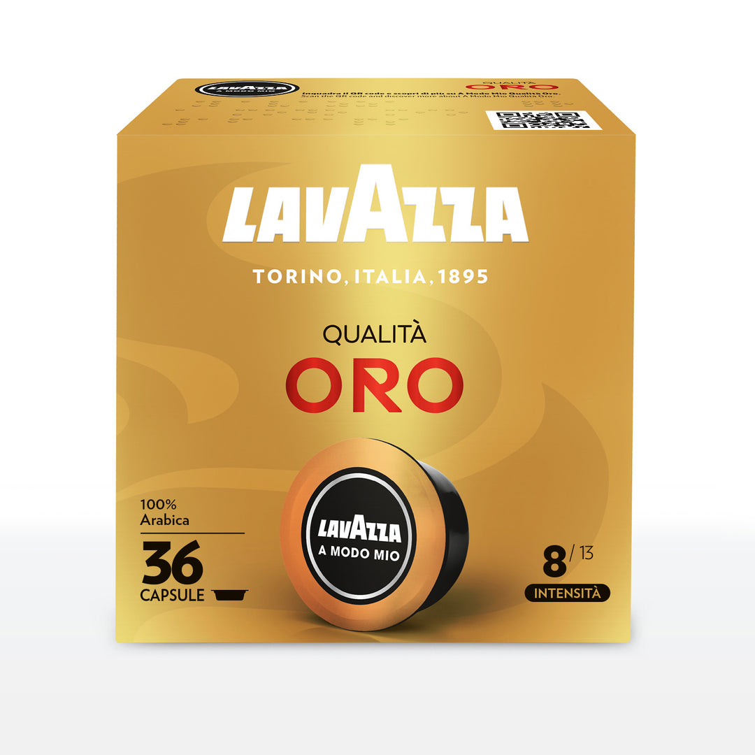 36 Capsule Lavazza A Modo Mio Qualità Oro – 100% Arabica