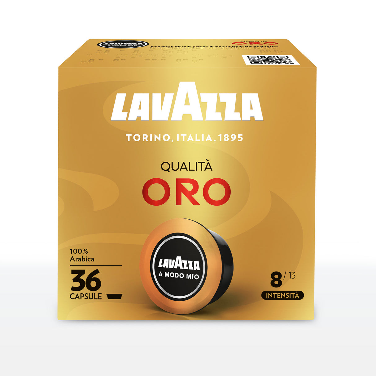 36 Capsule Lavazza A Modo Mio Qualità Oro – 100% Arabica