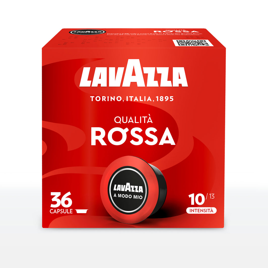 36 Capsule Lavazza Originali A Modo Mio - Qualità Rossa