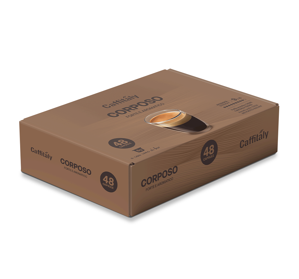 48 Capsule Caffè Caffitaly System - Corposo Forte e Aromatico