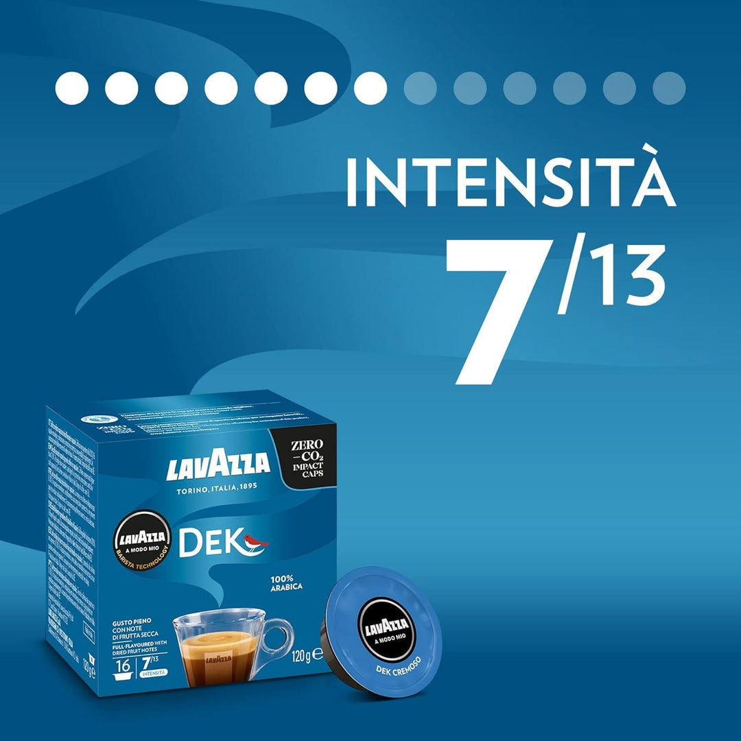 16 Capsule Lavazza Originali A Modo Mio decaffeinato