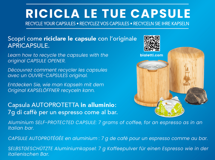 128 Capsule Bialetti Caffè D'italia Napoli - Multipack
