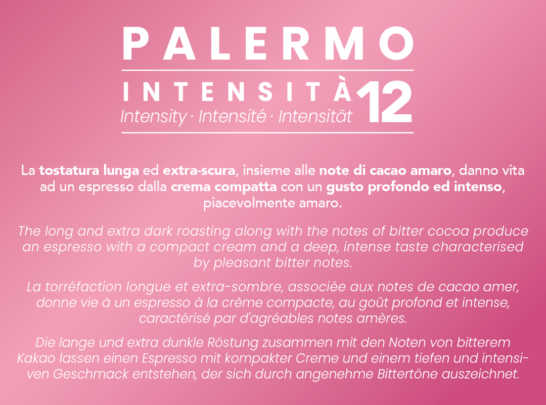 72 Capsule Palermo Bialetti Il Caffe' d'Italia - intensità 12 - capsule alluminio
