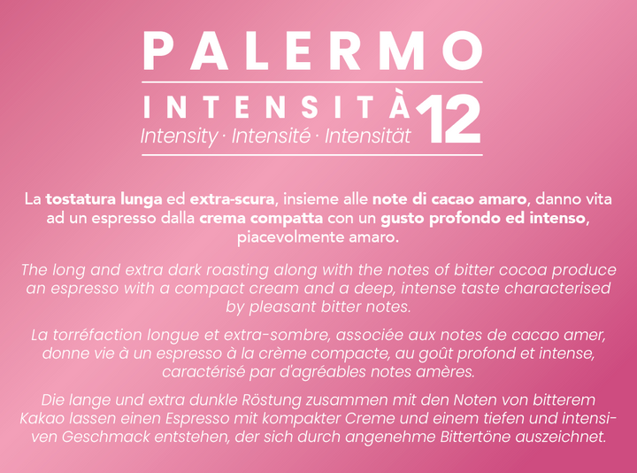 72 Capsule Palermo Bialetti Il Caffe' d'Italia - intensità 12 - capsule alluminio