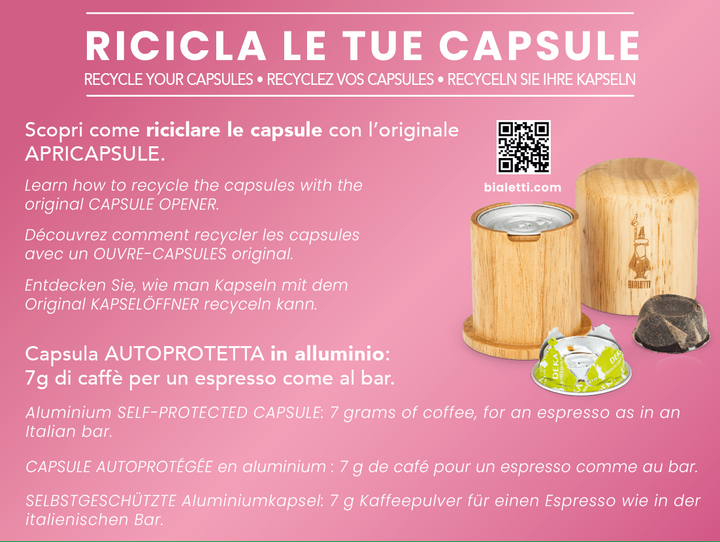 72 Capsule Palermo Bialetti Il Caffe' d'Italia - intensità 12 - capsule alluminio