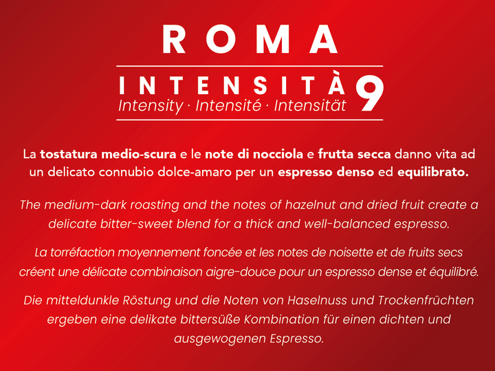 128 Capsule Bialetti Caffè d'Italia Roma - Multipack Espresso Robusto e Aromatico
