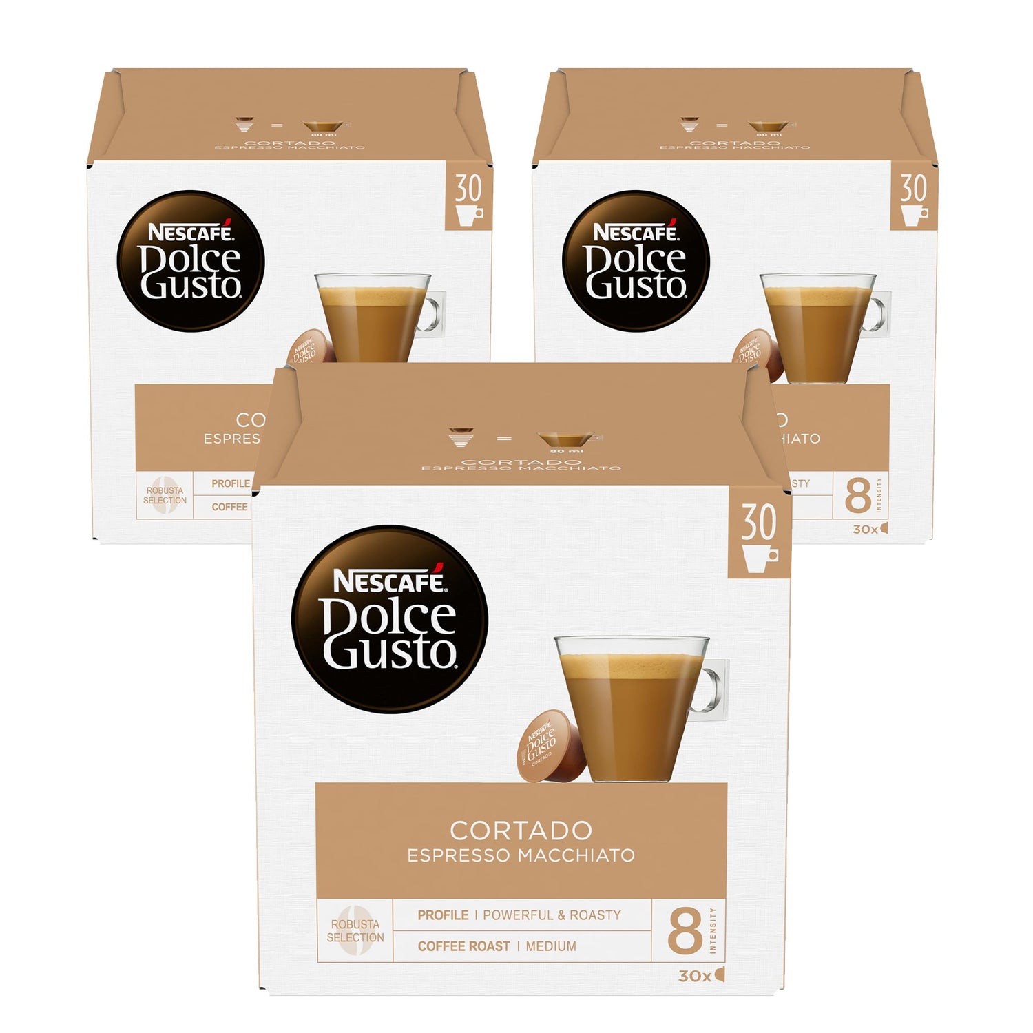 90 Capsule Nescafé Dolce Gusto - Cortado Espresso Macchiato Maxiformato
