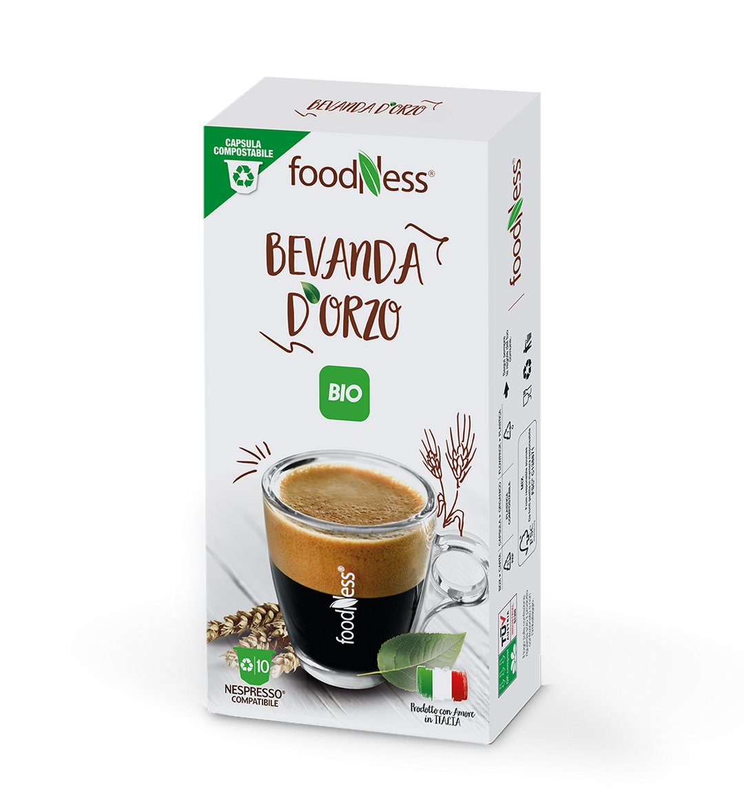 10 Capsule Orzo Compatibili Nespresso FoodNes