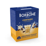 16 Capsule Borbone Compatibili A Modo Mio - CORTADO al gusto espresso macchiato