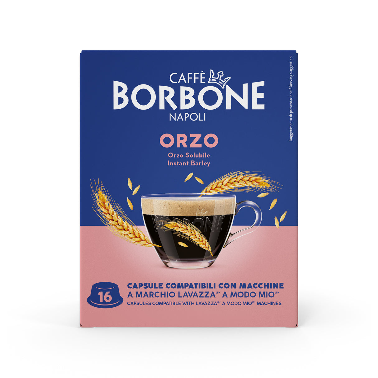 16 Capsule Borbone Compatibili A Modo Mio Orzo