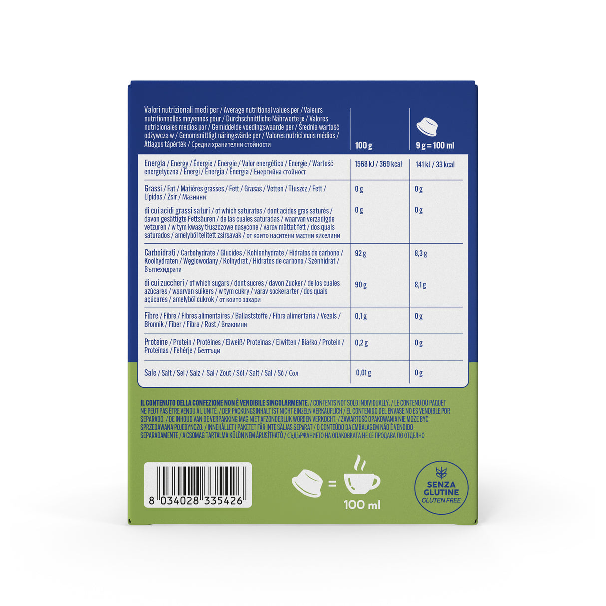 16 Capsule Borbone Compatibili A Modo Mio Tè al Limone