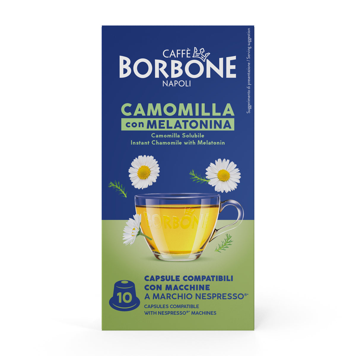 10 capsule Camomilla con Melatonina Borbone Compatibili Nespresso
