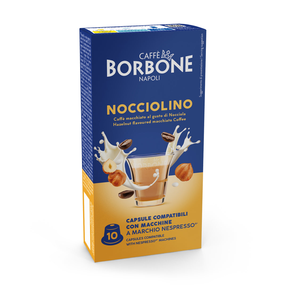 10 Capsule Borbone Compatibili Nespresso Nocciolino