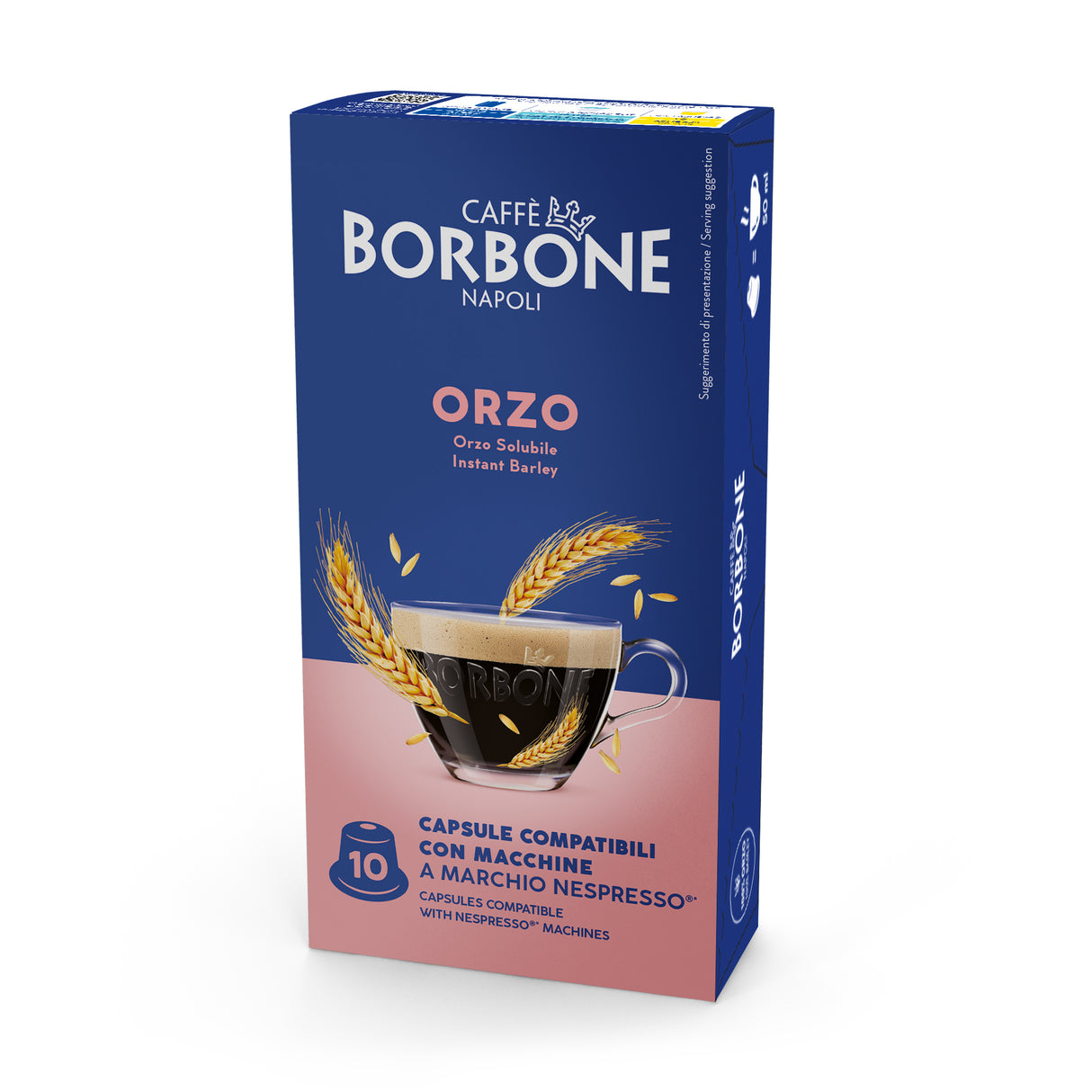 10 Capsule Borbone Compatibili Nespresso Orzo