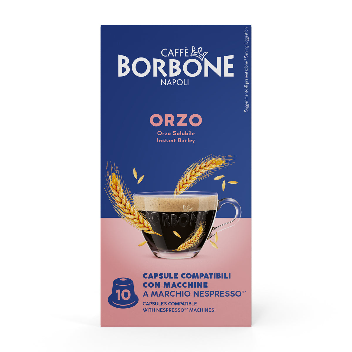 10 Capsule Borbone Compatibili Nespresso Orzo