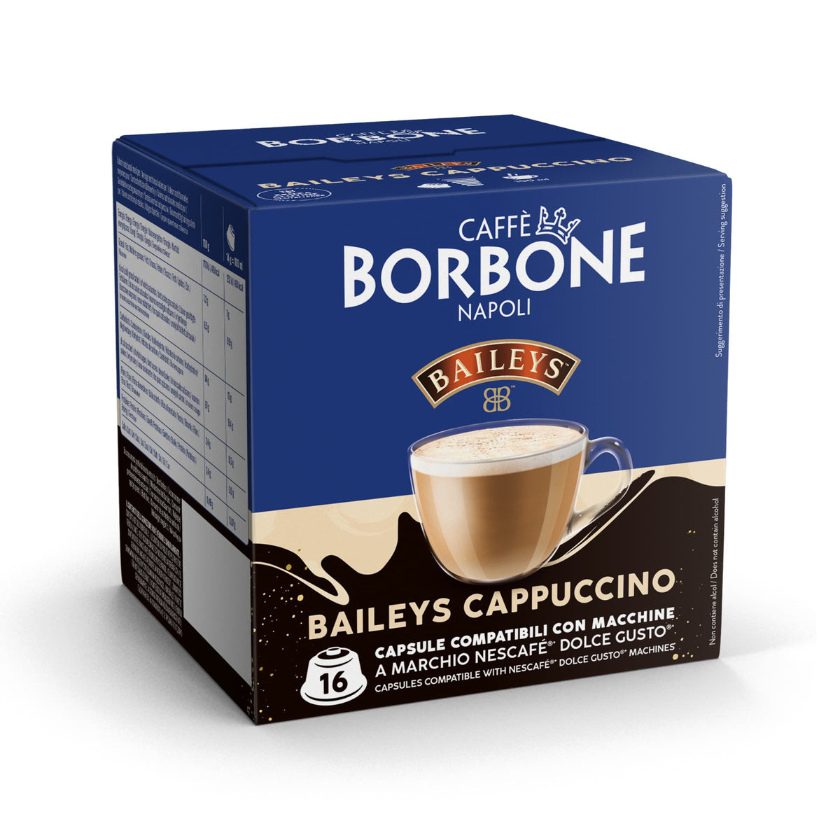 16 capsule Borbone Compatibili Nescafé Dolce Gusto - Baileys Cappuccino