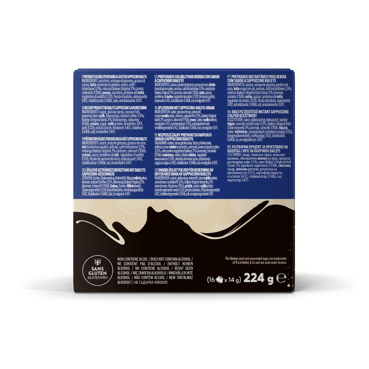16 capsule Borbone Compatibili Nescafé Dolce Gusto - Baileys Cappuccino