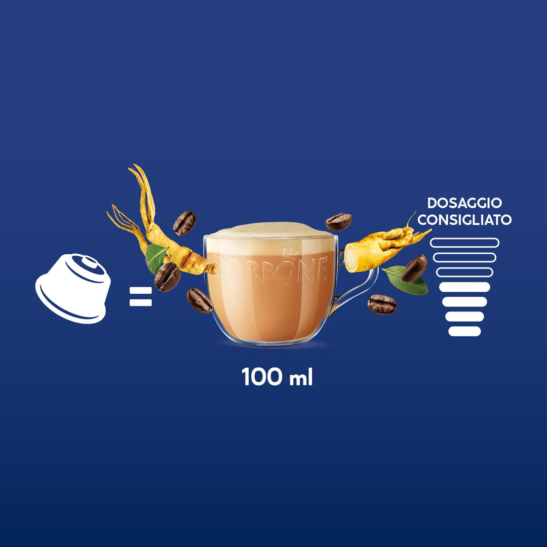 16 Capsule Borbone Compatibili Dolce Gusto Superginseng