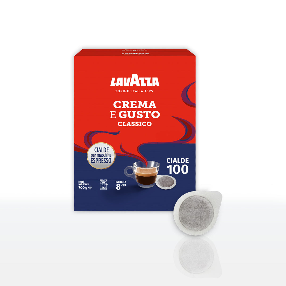 Lavazza Crema e Gusto Classico 100 Cialde ESE 44mm